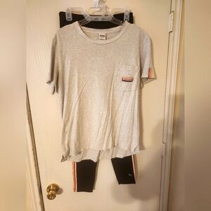 Victoria Secret Pink Set Size Large Shirt Medium Pants